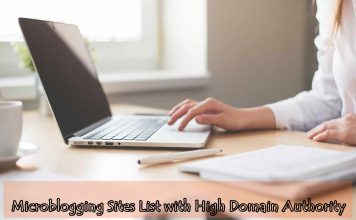 Microblogging Sites List with High Domain Authority