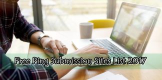 Free Ping Submission Sites List 2017