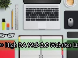 Top 30+ High DA Web 2.0 Websites List 2017
