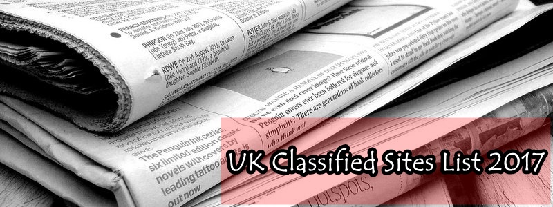Top 30 High PR UK Classified Sites List 2017