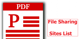 PDF Document File Sharing Sites List