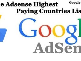 Google Adsense Highest Paying Countries List 2018