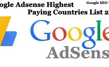 Google Adsense Highest Paying Countries List 2018