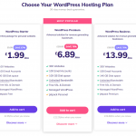 Hostinger WordPress Plans