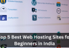 Top 5 Best Web Hosting Sites for Beginners in India
